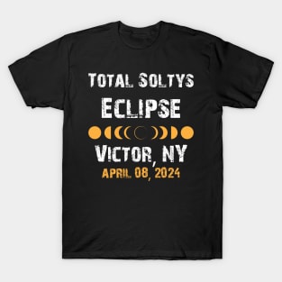 Total Soltys Solar Eclipse Victor NY 2024, 04.08.24 New York T-Shirt